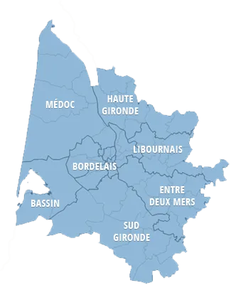 Carte Gironde